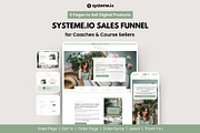 Sage Systeme.io Funnel Template, a Landing Page Template by Hayley's Digital Hub (Thumbnail 1 of 9)