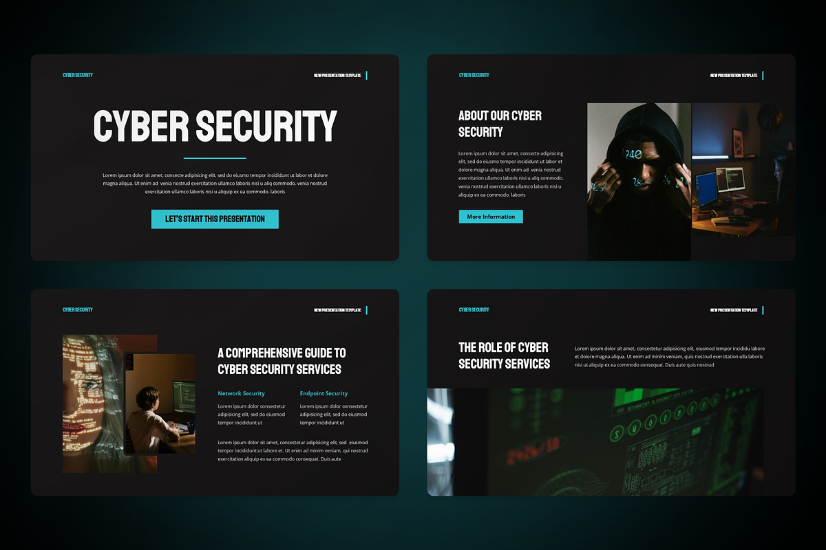 Cyber Security Solutions Keynote, a Presentation Template by SquidPixey (Photo 2 of 7)