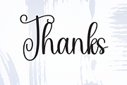 Brushed | Script Font, a Handwritten Font by Scratchones (Thumbnail 9 of 9)