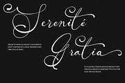 Serenité Gratia - Calligraphy Script, a Script Font by Inviline.co (Thumbnail 2 of 10)