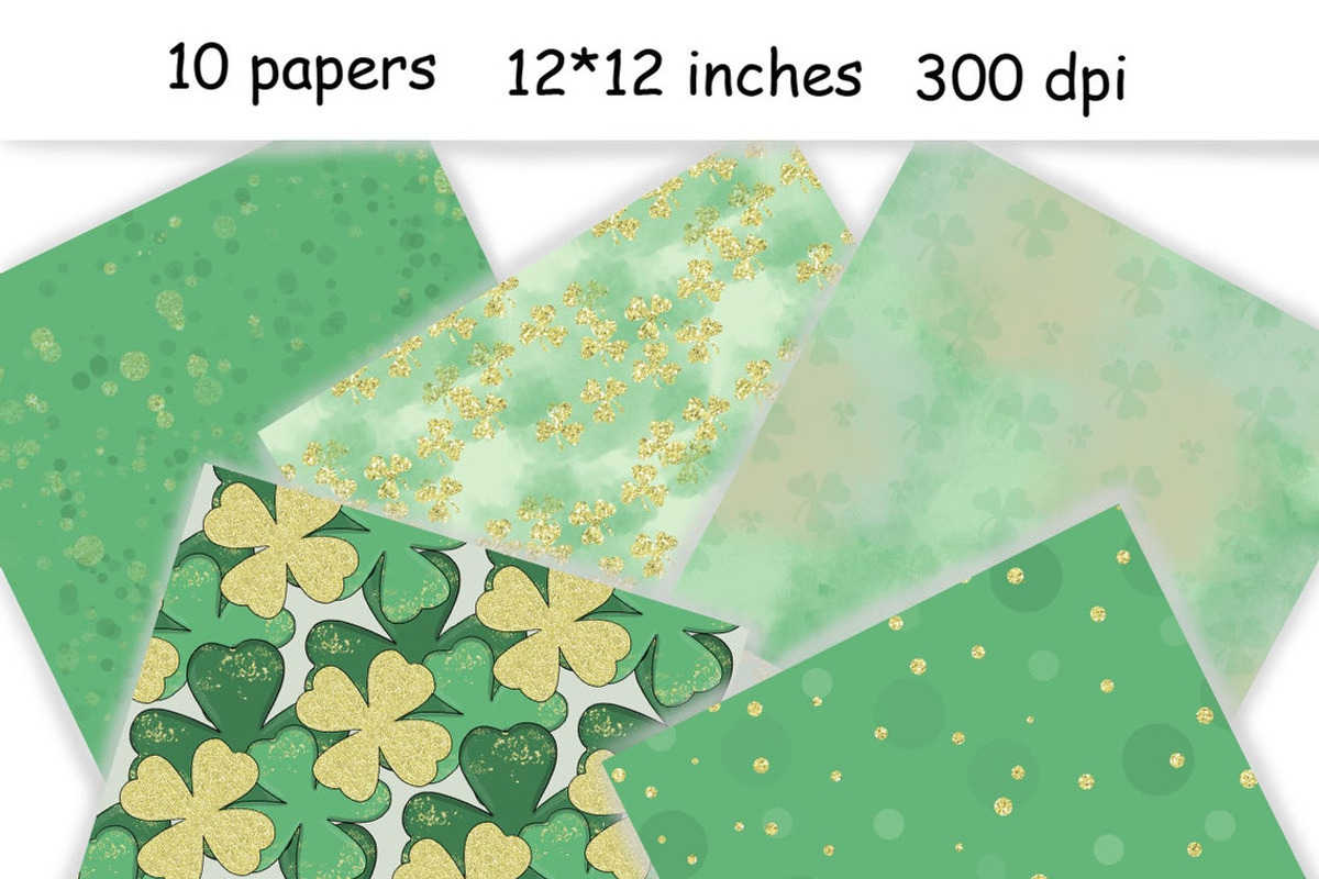 Saint Patrick's Day Pattern, a Pattern Graphic by GlamArtZhanna (Photo 3 of 3)