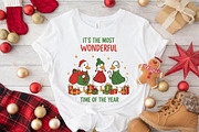 Christmas Goose Trio Illustration PN, an Illustration by DreamArtGraphic (Thumbnail 4 of 5)