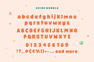 Shine Bubble Font