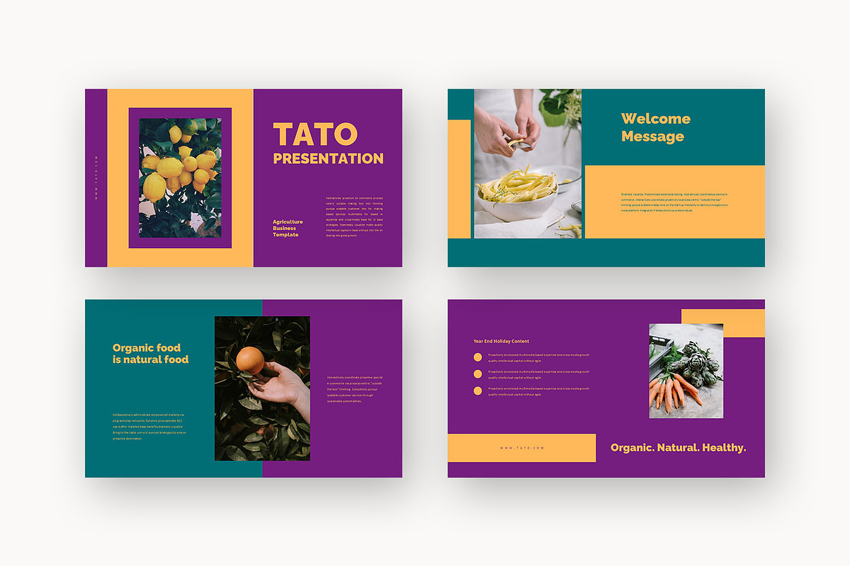 Tato : Farm Business Google Slides, a Presentation Template by Punkl Camp (Photo 2 of 16)