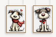 Whimsical Dogs Valentine's Day Clipa, an Illustration by Libby Wishes (Thumbnail 6 of 6)