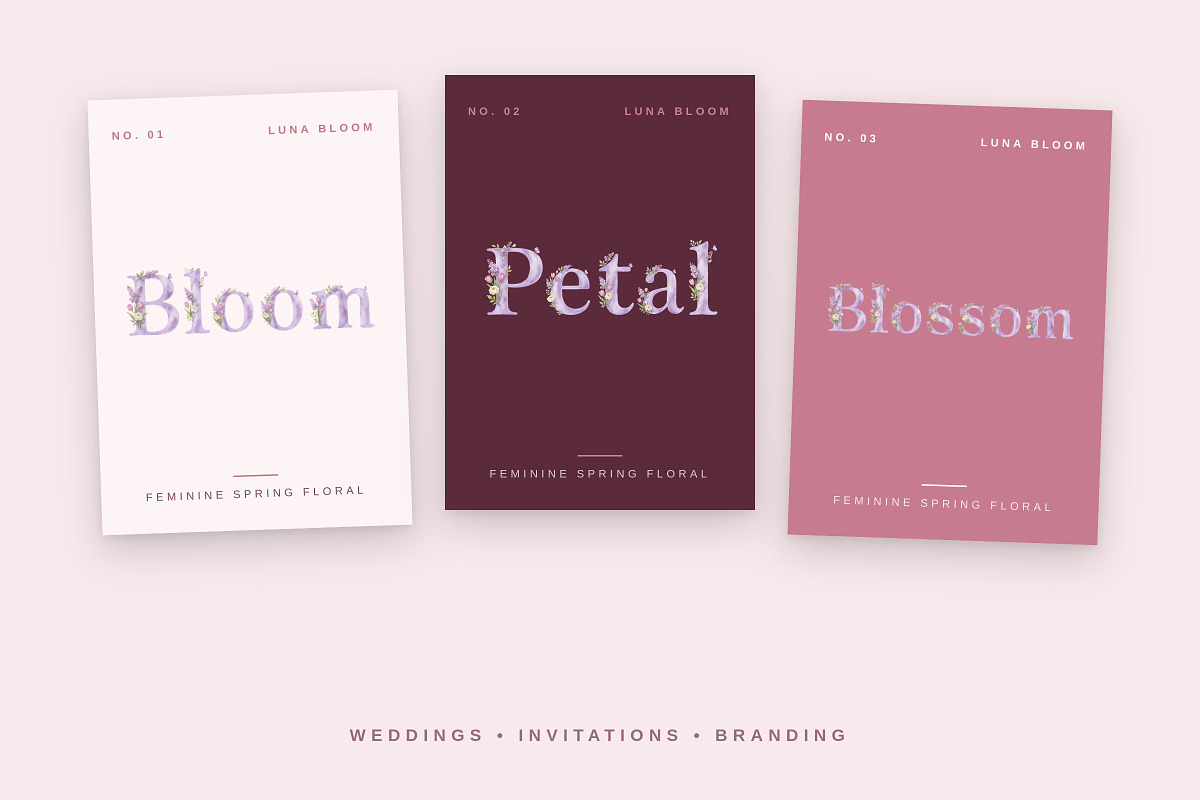Feminine Spring Floral Display, a Sans Serif Font by Gookkis Studio (Photo 7 of 13)