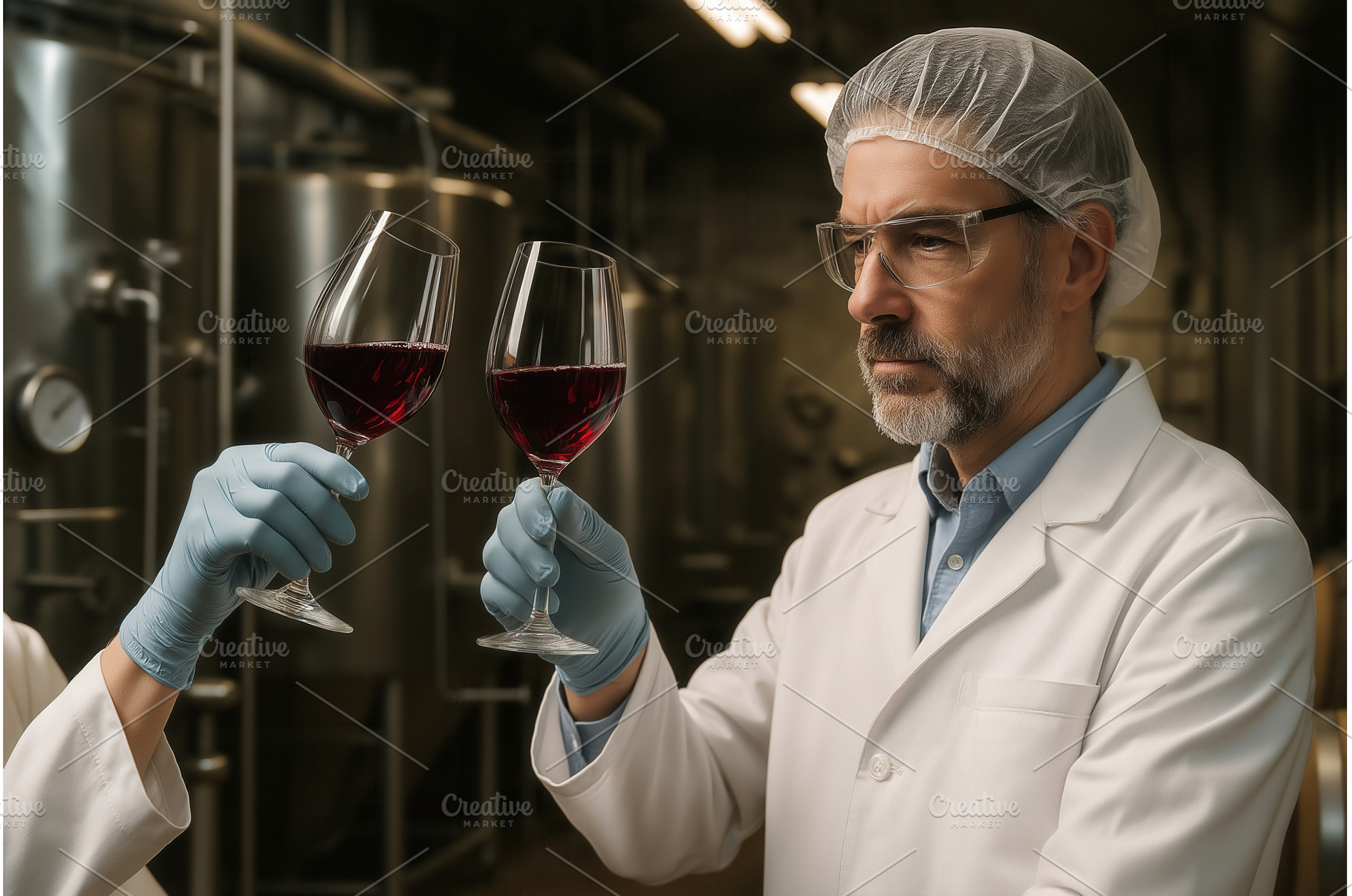 Caucasian male wine scientist, a Person Photo by Sergey Kotenev