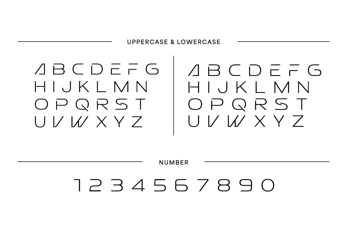 Synthra - A Modern Futuristic Font, a Sans Serif Font by Almeera Std (Photo 2 of 10)