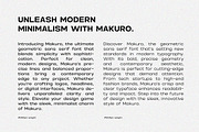 Makuro - Variable Geometric Font, a Sans Serif Font by Typeskets (Thumbnail 5 of 12)
