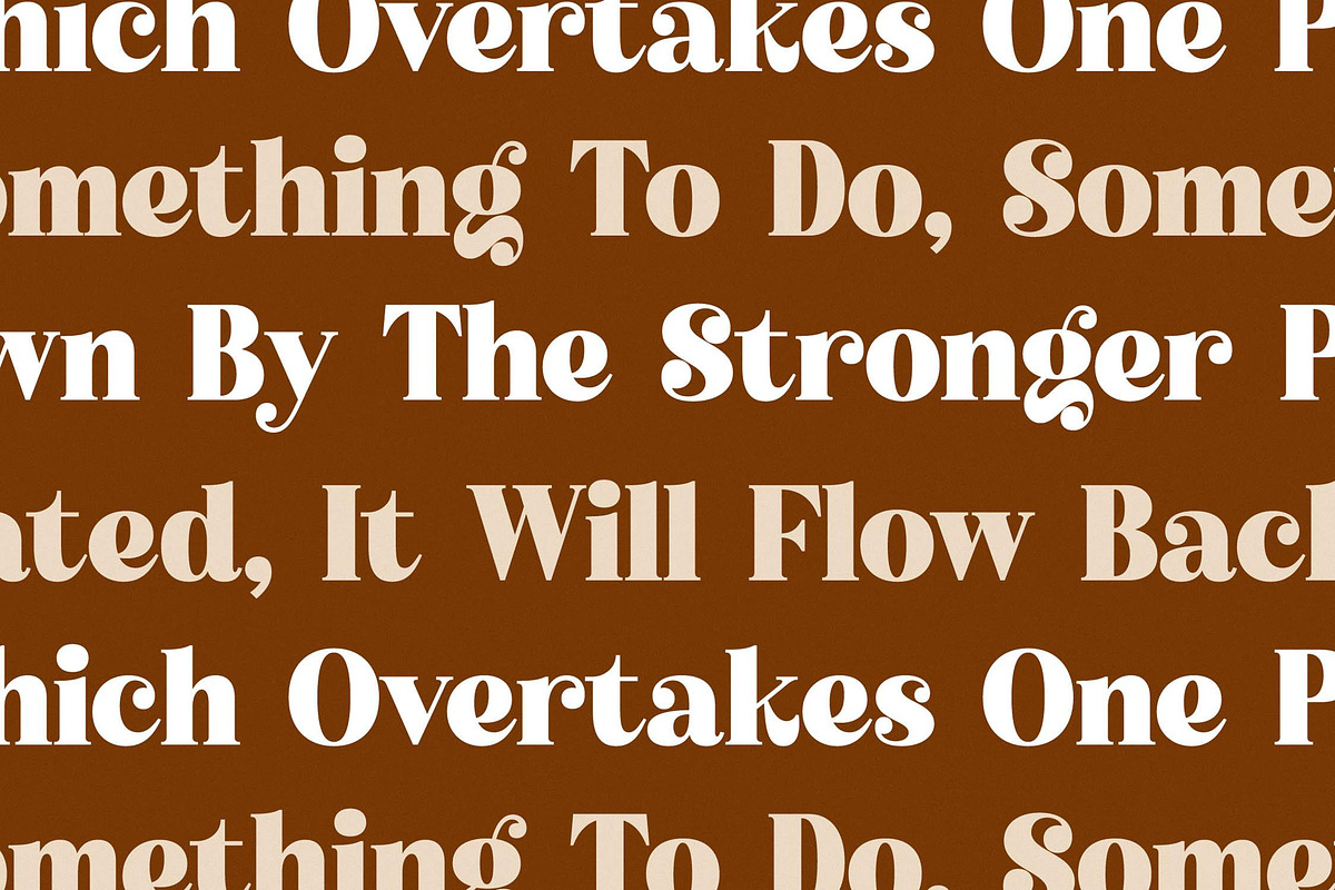 Atlantis Famingo Retro Serif Font, a Serif Font by Letterena Studios (Photo 9 of 15)
