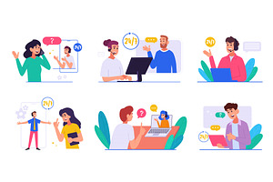 Online support. Phone assistant, a Finance Illustration by Onyx