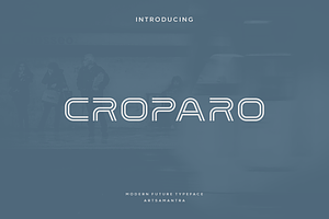 Croparo - Modern Display Typeface