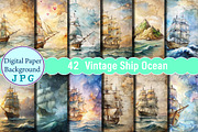 Vintage Ship Ocean Junk Digital, a Photo by Wow Magic (Thumbnail 2 of 2)