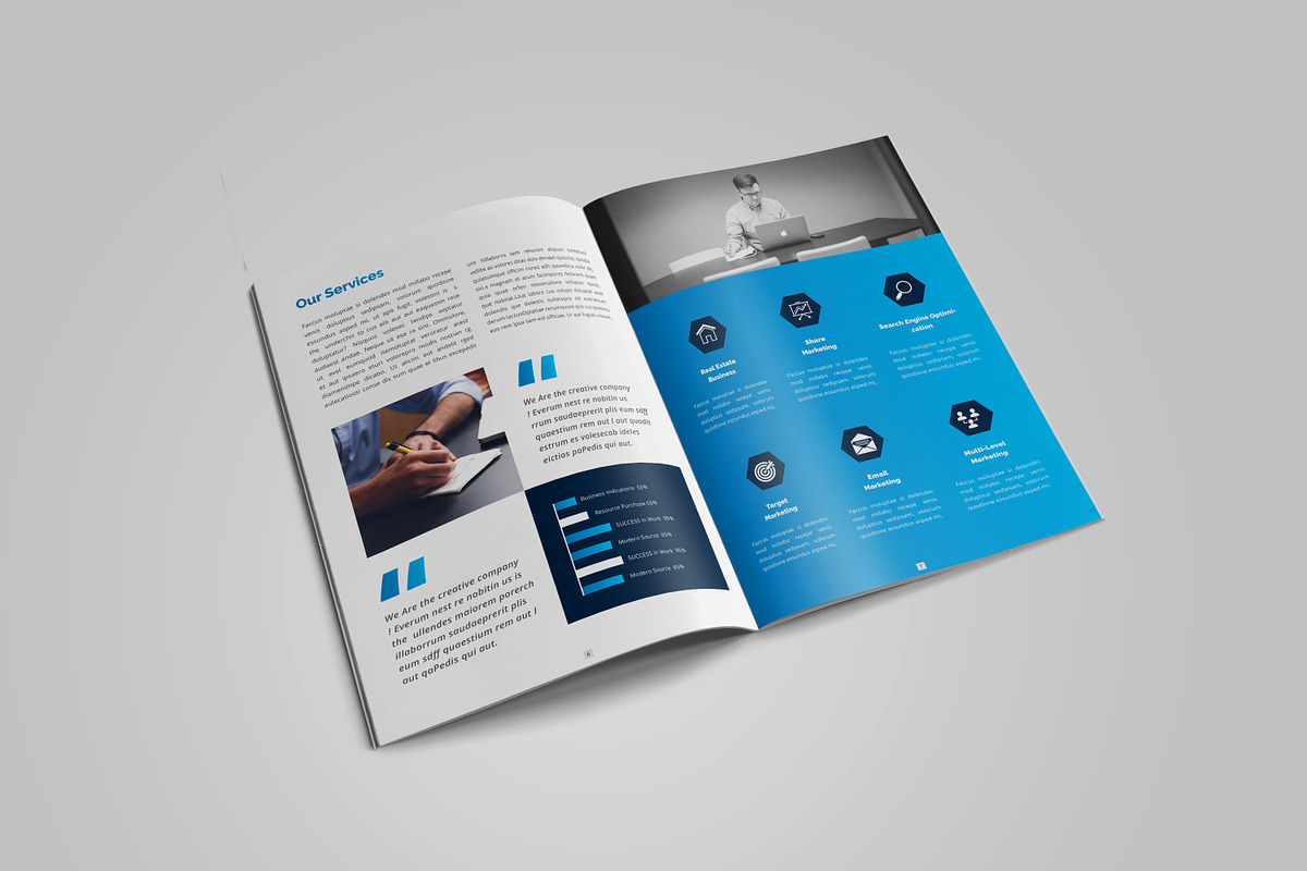 Business Project Proposal Design, a Brochure Template by Layout Design (Photo 4 of 8)