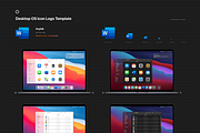 OS Icon Template Mockup - PSD, a Mac Mockup by Asylab (Thumbnail 14 of 35)