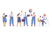 Business people vector bundle, a Person Illustration by Vector_Art (Thumbnail 7 of 18)