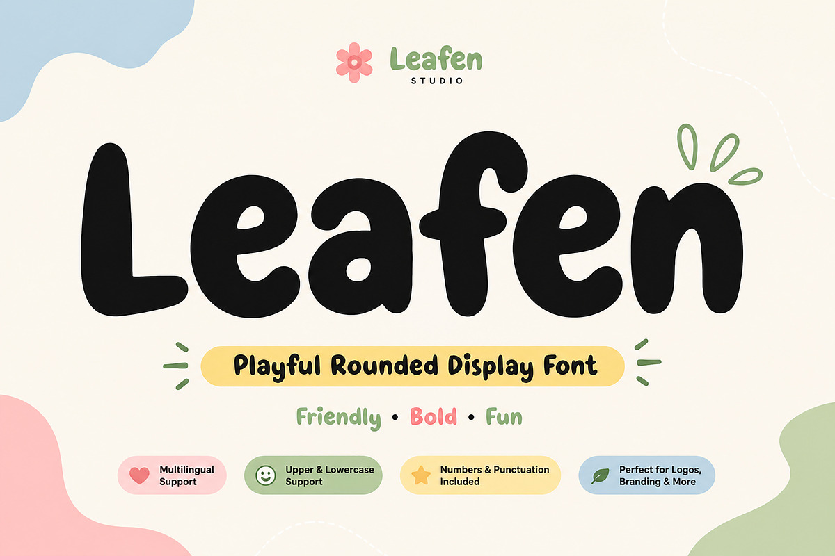 Leafen, a Slab Serif Font by Wow Magic (Photo 1 of 5)