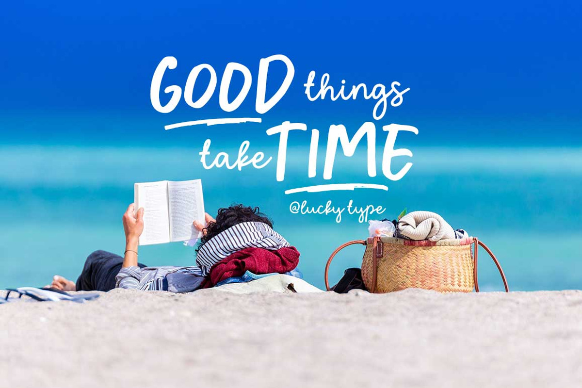 Summer Dear Font Duo + Extras, a Script Font by Lucky Type (Photo 7 of 12)