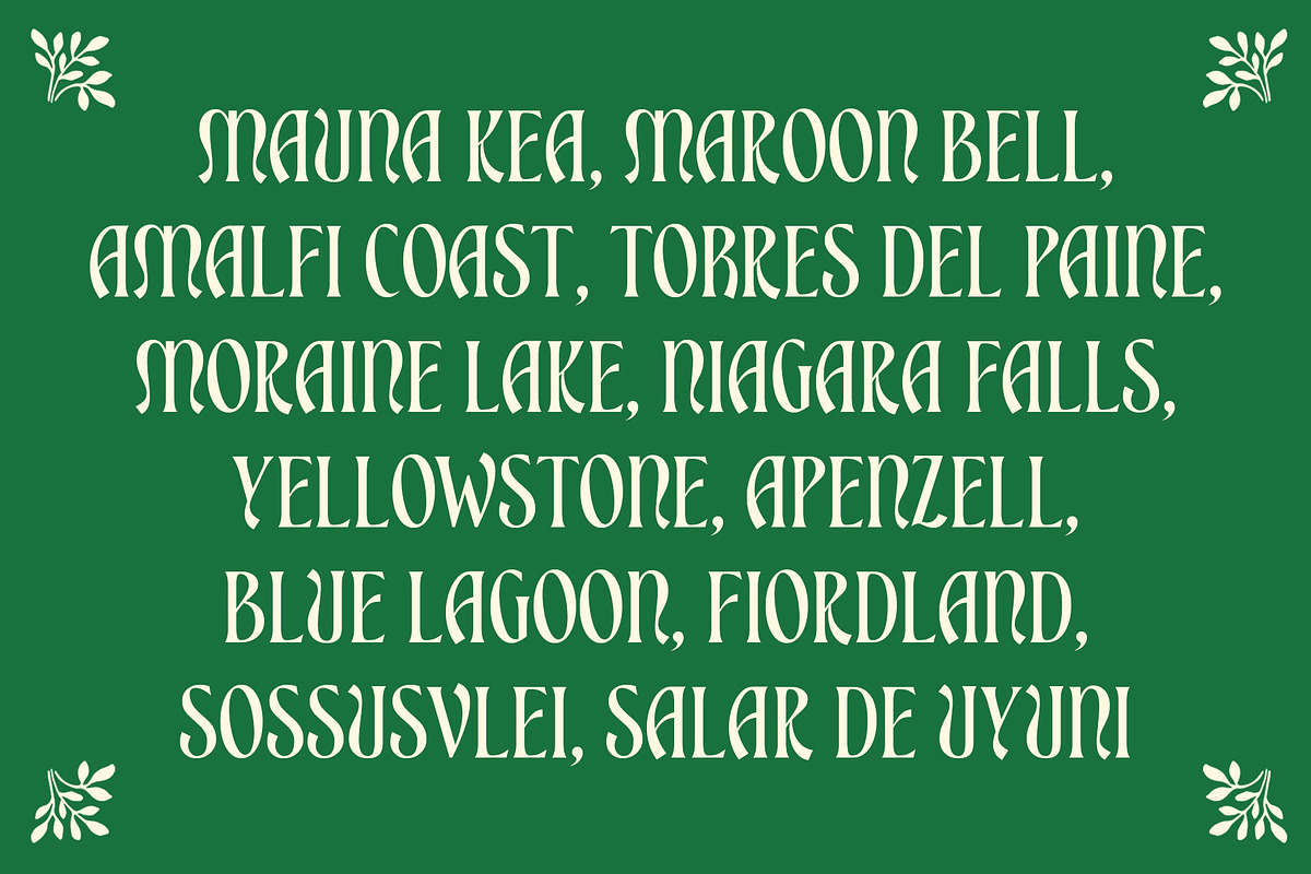 ED Bienova - Display Serif, a Serif Font by Emyself Design (Photo 5 of 12)