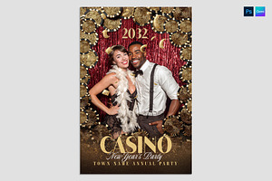 Casino Chips Photo Frame Flyer, a Flyer Template by BrandPacks