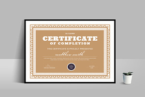 Certificate Design, a Stationery Template by MightyDesign