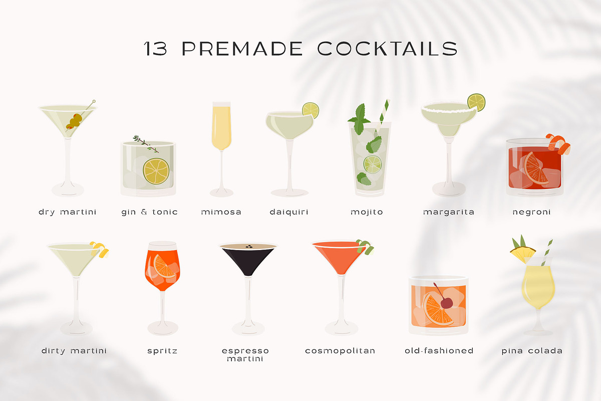 COCKTAIL O'CLOCK | Prints & Posters, a Decorative Illustration by millering (Photo 2 of 13)
