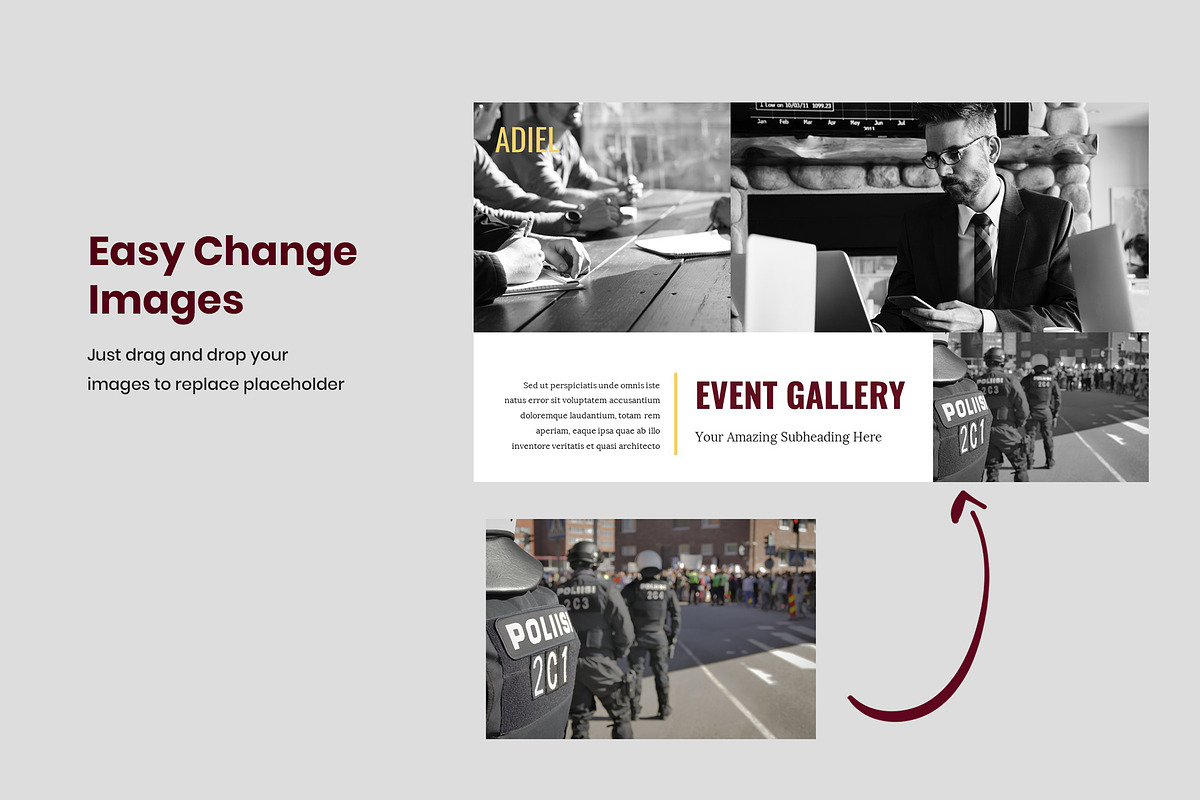Adiel - Law Powerpoint, a Presentation Template by TMint Creative