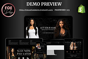 Shopify Theme for Hair stylist, a Shopify Template by Foedesigner (Thumbnail 3 of 8)