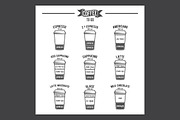 Coffee logos and recipes, a Branding & Logo Template by Alex_Ivanov (Thumbnail 3 of 3)