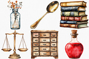 Halloween Wine Tasting Clipart, an Illustration by Canvas Craft (Thumbnail 5 of 9)