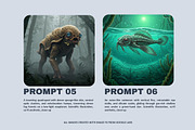 Alien Life Image Prompts, an Illustration by Digital Art Creations (Thumbnail 2 of 7)