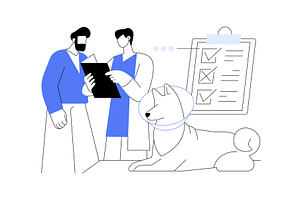 Post operation consultation isolated, an Illustration by Visual Generation