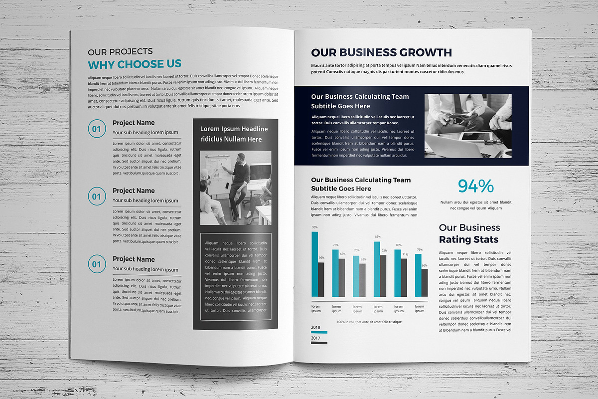 Corporate Brochure Template V4, a Brochure Template by JanySultana (Photo 8 of 12)