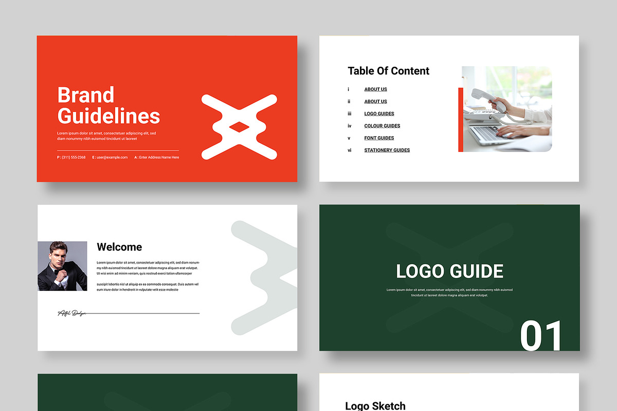 Brand Guidelines Presentation, a Presentation Template by MightyDesign (Photo 2 of 8)