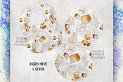 Baby bib and burp cloth mockup, a Product Mockup by StyledProductMockups (Thumbnail 4 of 4)