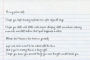 Quiet Ink - A Handwritten Font, a Handwritten Font by byherline (Thumbnail 4 of 4)