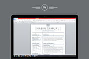 Modern Resume/CV Template, a Resume Template by Proper_media (Thumbnail 6 of 6)