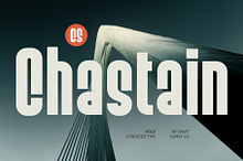 CS Chastain – Condensed Font