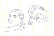 Line Illustrations Set Female Faces, a Person Illustration by line & plane (Thumbnail 9 of 11)