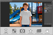 Kids T-shirt Playground Mockup PSD, a Shirt Mockup by Bruno's Shop (Thumbnail 2 of 3)