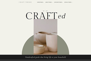Craft Theme - WordPress Template