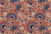 Autumn floral patterns. Seamless EPS, a Pattern Graphic by Sunny_Lion (Thumbnail 5 of 6)