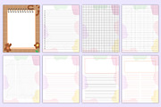 Printable Kids Notebook Paper Bundle, a Stationery Template by Mustafiz (Thumbnail 5 of 7)
