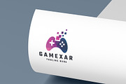 Gamexar Pro Logo Template, a Branding & Logo Template by Design_Planet (Thumbnail 1 of 3)
