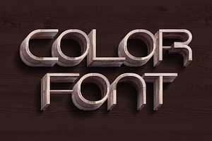 Wood Yard - Color Font