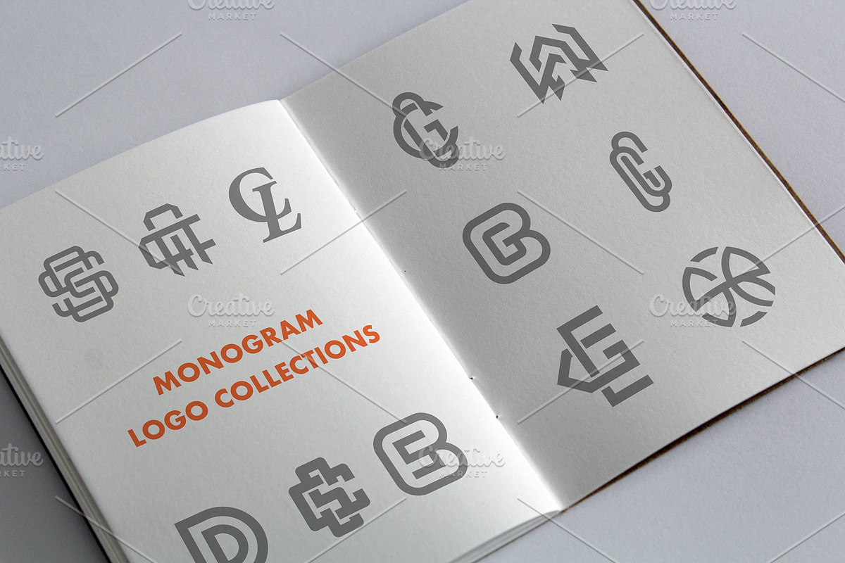 Monogram Logo Collection, a Branding & Logo Template by Buqancreative (Photo 1 of 5)