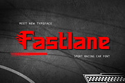 Fastlane - Bold Racing Font, a Sans Serif Font by twinstd (Thumbnail 1 of 8)