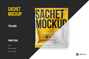 Wet Wipes Sachet Mockup, a Packaging Mockup by easymock (Thumbnail 1 of 8)