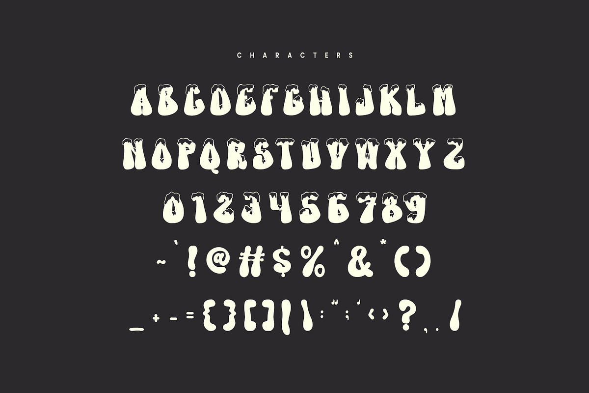 Komulap Christmas Display Font, a Handwritten Font by Maulana Creative (Photo 4 of 7)