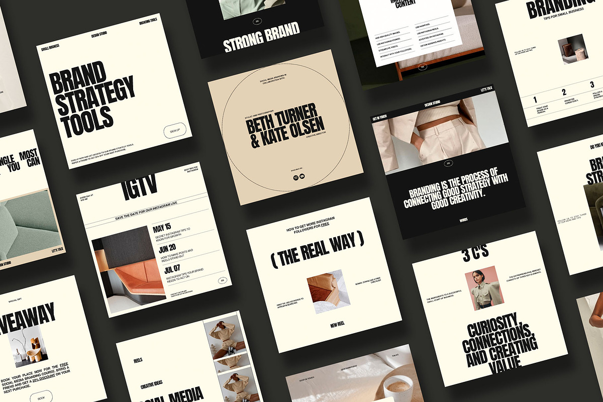 Social Media Branding Coach Bundle, a Social Media Template by Moscovita Studio (Photo 14 of 23)